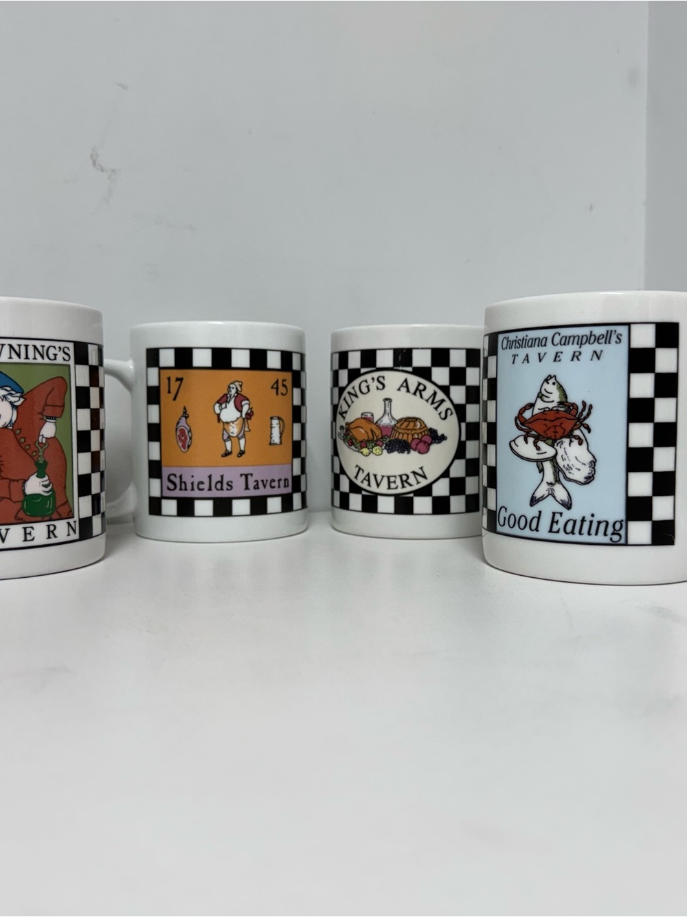 Colonial Williamsburg Hand-decorated Tavern Mugs - Picture 4 of 6